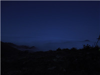 麒麟山夜间云海