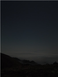 麒麟山夜间云海